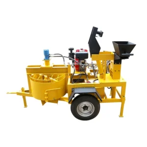 M7MI compressed earth interlocking brick press, hand or diesel powered