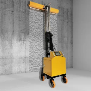 Automatic wall plastering machine, 3–4m reach, 400m²/day