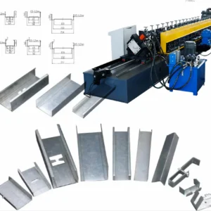 C/U profile stud and track roll forming machine