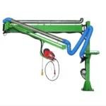 MIG welding boom arm with wire feeder, 3 m reach