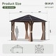 Outdoor Double Roof Hardtop Gazebo - Image 8