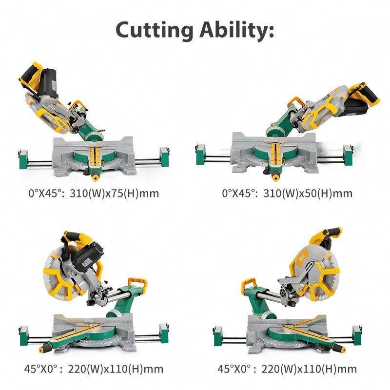 10-inch double bevel sliding miter saw with laser guide - Image 7