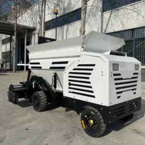 Compact asphalt paver, 1.4 m max paving width