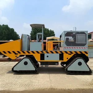 Slipform curb and drain paver, 2 m paving width
