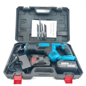 Cordless reciprocating saw with 2.0Ah Li-ion battery