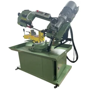 Hydraulic band saw machine for metal cutting