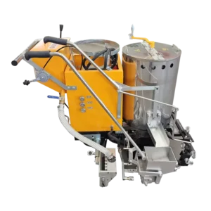 Hot melt thermoplastic road marking machine, small type